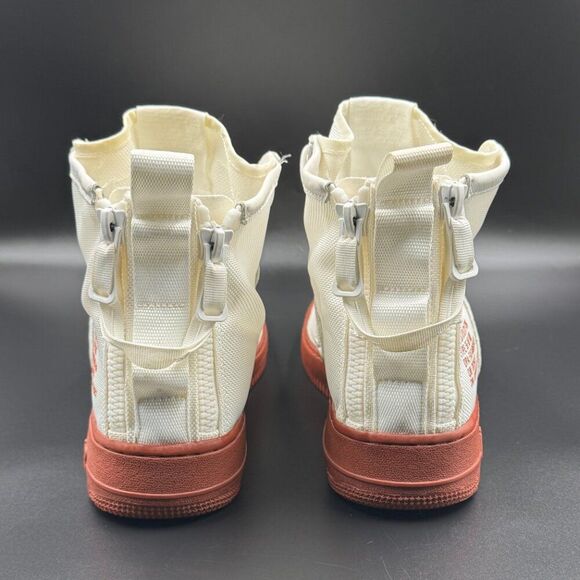 Nike SF Air Force 1 Mid 'Red Ivory' - Picture 4 of 11